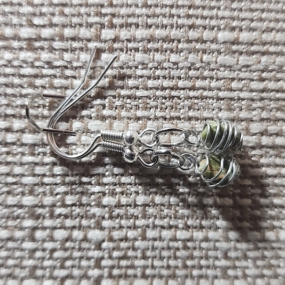handwraped japer earrings - Picture 1 of 4